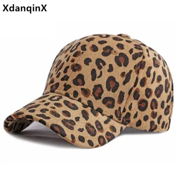 Bezmaksas Piegāde Ziemas Sieviešu Cepure Siltu Velveta Beisbola cepure Modes Vintage Leopards Drukāt Vāciņi Sievietes Puses Klp Snapback Cap