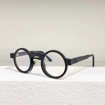 2022 Jaunu Matēts Melns Dzeltens, Apaļš Rāmis, Augstas Kvalitātes Sieviešu Optiskās Brilles N3 Modes Saulesbrilles Vīriešiem