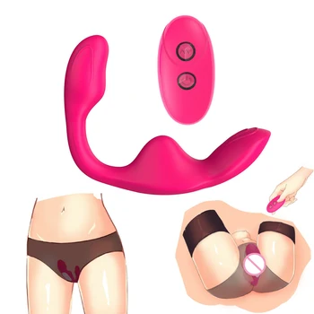 Valkājamas Klitora, G-Spot Vibrators Biksītes Tālvadības Pults-Masturbācija Dildo Seksa Rotaļlietu