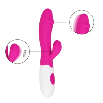 G-Spot Trušu Vibrators, Dildo Sievietēm, 30 Ātrumi Vibrējošais Seksa Rotaļlietas Klitora Masāža Maksts G-Spot Stimulators Sieviešu Masturbator