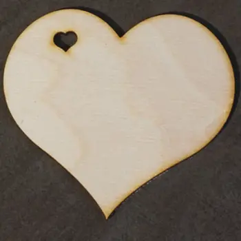50 gab. koka sirdis plāksne kāzu dod priekšroku apdare