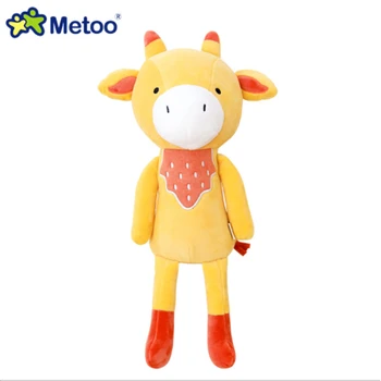 Metoo Lelle mīkstās Rotaļlietas Plīša Dzīvnieki Mīksto Bērniem Baby Rotaļlietas Meitenēm Bērniem Zēni Dzimšanas dienas Dāvanu Kawaii Karikatūra Žirafe Vāvere