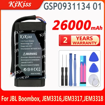 26000mAh GSP0931134 01 Akumulatoru JBL Boombox Loudspeakerion, JEM3316,JEM3317,JEM3318 spēlētājs skaļruņa Uzlādējamais Akumulators
