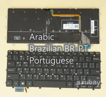 Arābu, itāļu, vācu BR portugāles Tastatūras Dell XPS 15 7590 9550 9560 9570, Inspiron 7568 2-in-1 7558, 05P2NX Backlit