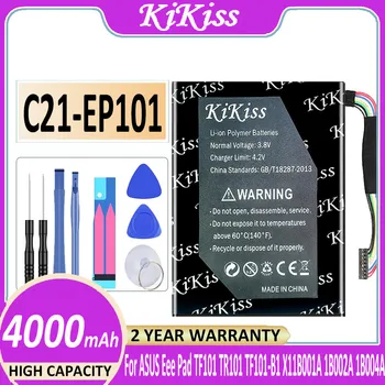 KiKiss C21-EP101 Planšetdatora Akumulatoru ASUS Eee Pad Transformer TF101 TR101 4000mAh Spēcīgs Akumulators + Ceļa NR.