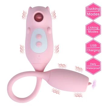 Mēles Laiza Nepieredzējis Vibrators Seksa Rotaļlietas Sievietēm 5+5 Režīmi Maksts G Spot Massager Klitora Stimulators Anālais Plug