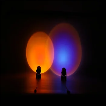 Romantiska Saulrieta Projekcijas Lampa ar Grozāms Dizaina Pasakaina Vizuālo LED Gaismas Pusi Piederumi