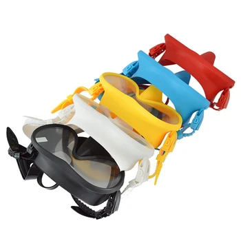 SAGLABĀT NIRŠANAS 1 gab., Rūdīta Stikla Snorkeling Niršanas Maska Premium Peldēšanas Brilles Ar Degunu Vāciņu ,Zils