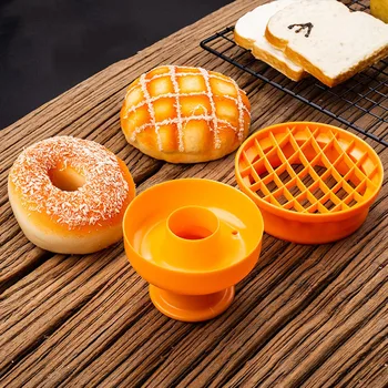 Donut Pelējuma Deserts Riņķa Maker Kuteris DIY Pudiņš Kūka Pelējuma Pomādes Dekoru Pārtikas Maizes Cepšanas Rīki, Virtuves Sīkrīku Bakeware