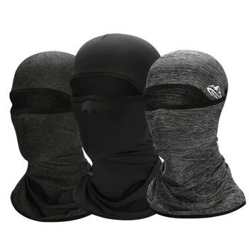 Unisex ledus zīda saules cepurēm, uz vīriešu izjādes atdzist bezšuvju maska daudzfunkcionālā sporta anti-fall burvju headscarves sieviešu šalle