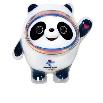 BDD Plīša Rotaļlietas Ziemas Spēles Pārstāvis Rotaļlietas Panda Rotaļlietu Attēls