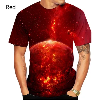 Jauno Modes Planētas T-Krekls Unisex Brīnišķīgi Creative Planet Gadījuma Brīvs T-Krekls