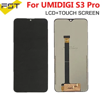 6.3 collu UMIDIGI S3 Pro LCD Displejs, Touch Screen 100% Oriģināls Pārbaudīta LCD Digitizer Daļas UMIDIGI S3Pro lcd Displejs