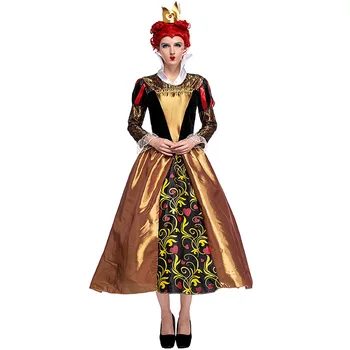 2019 Pikseļu Persiku Sirds Karaliene Cosplay Apģērbu Retro Tiesa Apģērbu Halloween Indes Karaliene Apģērbi