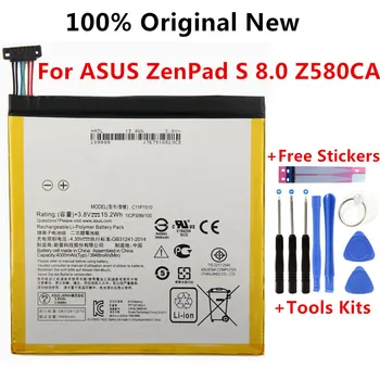 Sākotnējā Jaunu C11P1510 Planšetdatora Akumulatoru ASUS ZenPad S 8.0 Z580CA 4000mAh Baterijas Bateria+Instrumentu Komplekti