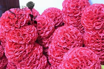 SPR 30cm 12pcs/daudz rožu bumbu kāzu ziedu bumbu decoraiton