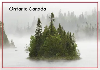 Piemiņlietas, Magnēti Fentol Lake Superior Provincial Park, Ontario, Kanādā, Ceļošanas Ledusskapis Magnēti 20505 Taisnstūra 78*54*3 mm