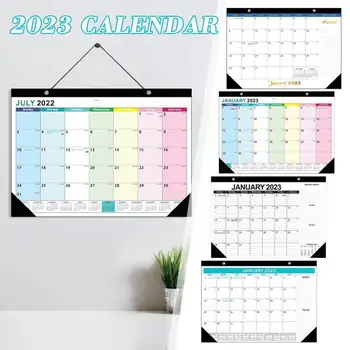 2023 angļu Kalendārs Sienas Kalendārs Atpakaļskaitīšanas Mēneša Kalendārs Desk (Darbvirsma Mājas Memo Rakstāmgalds Plānu Biroja Grafiku Planni Y2G2