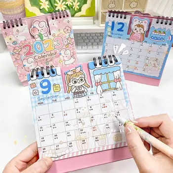 Kalendārs Noderīgi Cute Modelis Papīra 2022-2023 Cute Radošais Mini Galda Kalendārs Biroja Piederumi
