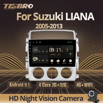 TIEBRO 2DIN Android 9.0 Auto Radio Suzuki LIANA 2005. gada līdz 2013. gadam Multimediju Atskaņotāja Ar 2,5 D skārienjutīgais Ekrāns, WIFI 2din Gps DVD Atskaņotājs